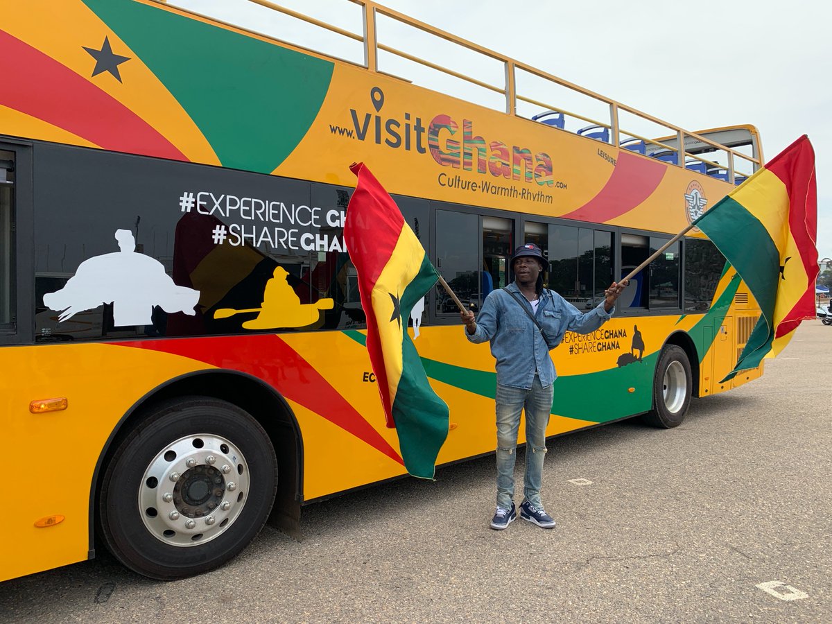 Accra City Tour branded bus