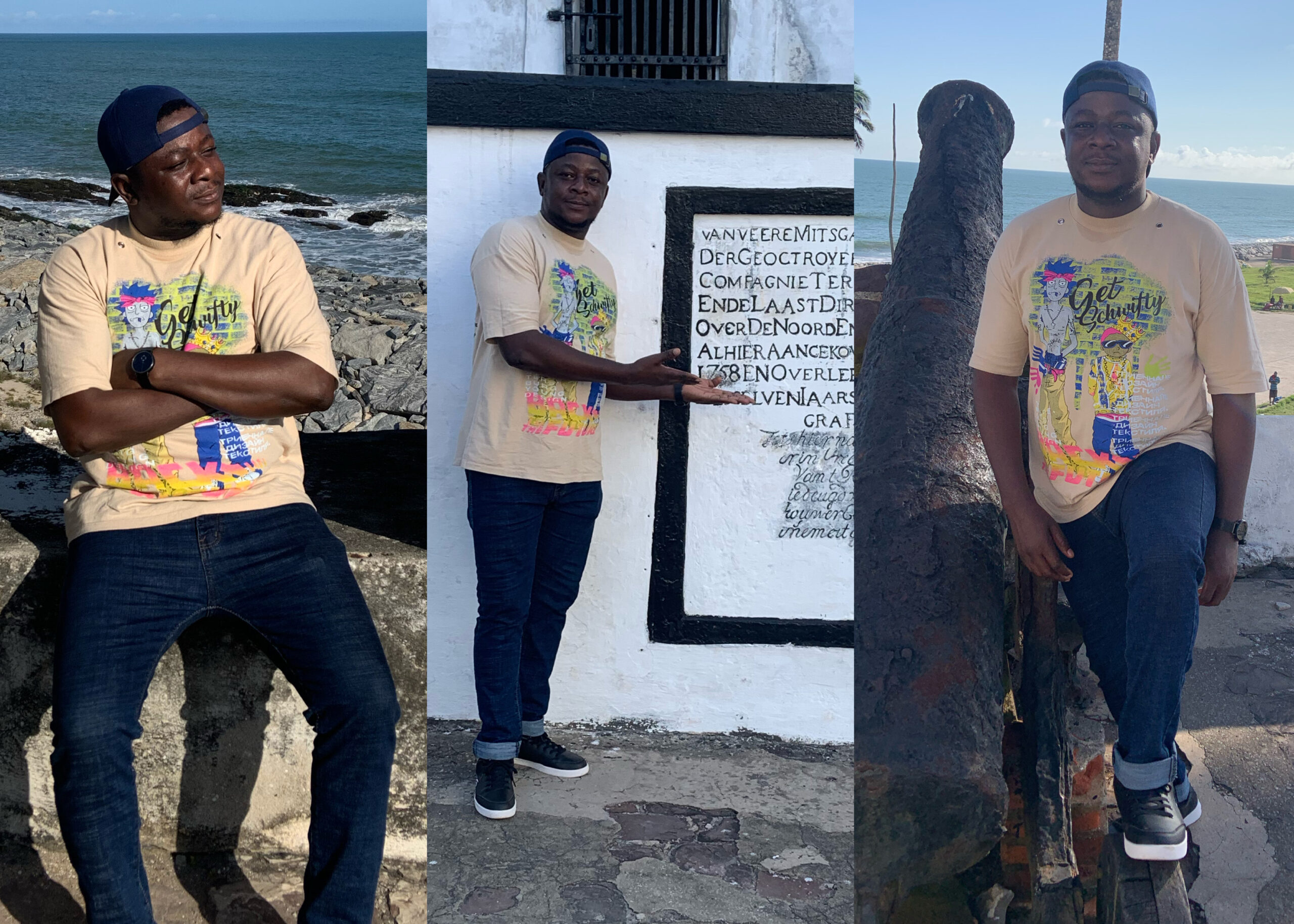 David Mawuli at Elmina Castle , Cape Coast, Ghana in October 2022