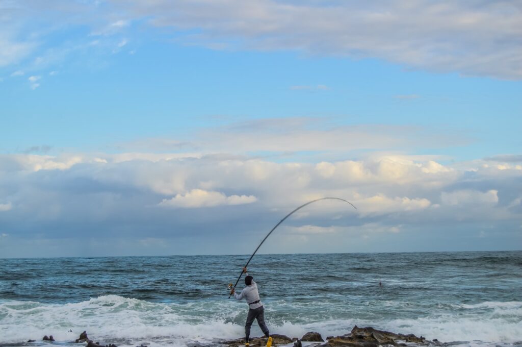 Shore fishing along the KZN South Coast 2